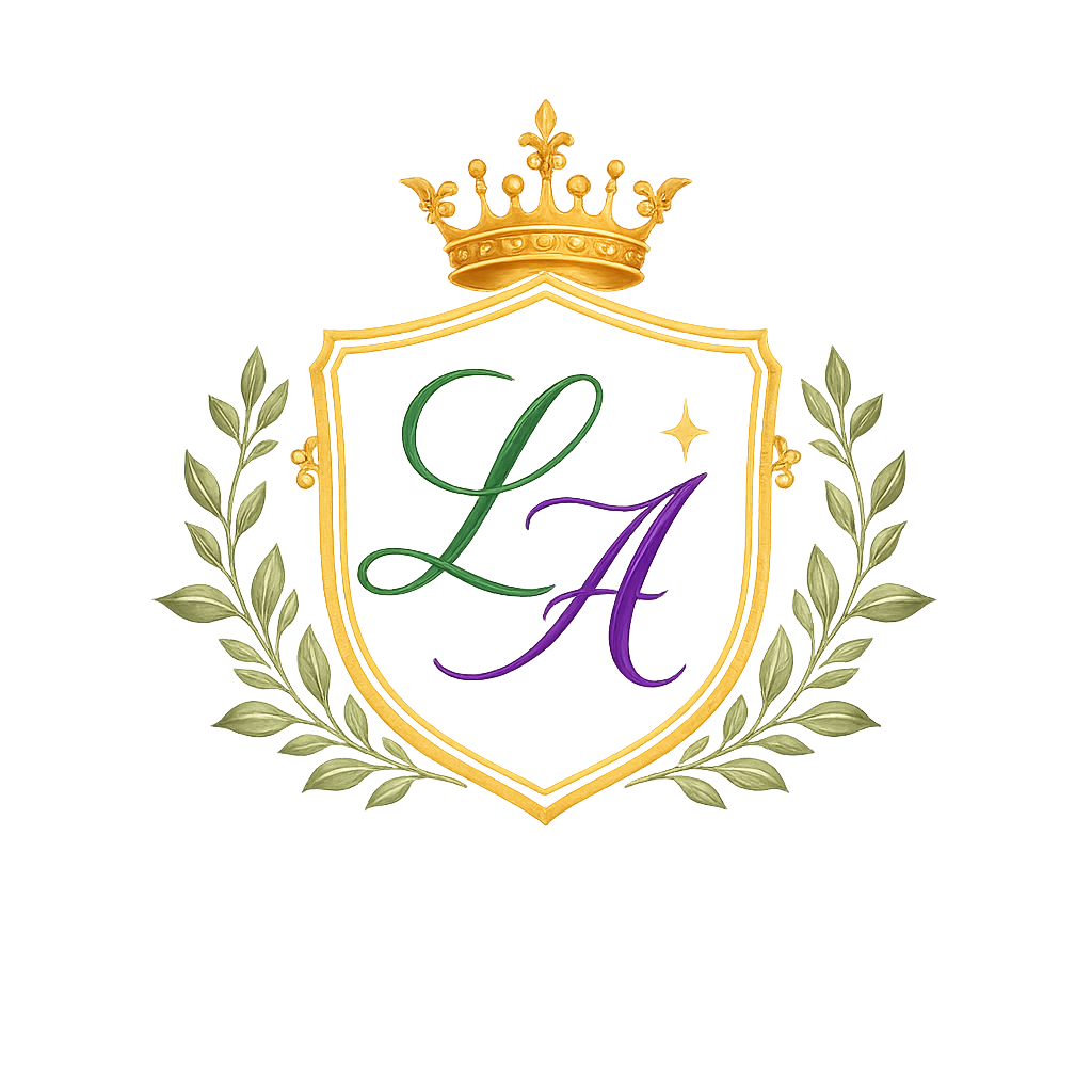 LuxeAura crown emblem